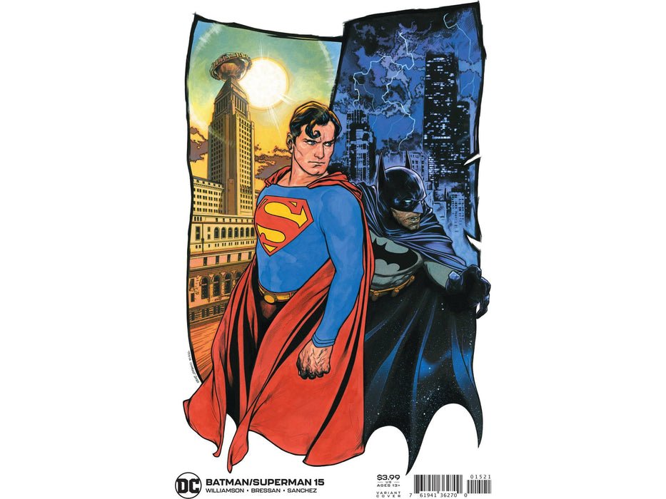 Comic Books DC Comics - Batman Superman 015 - Travis Charest Variant Edition (Cond. VF-) - 5715 - Cardboard Memories Inc.