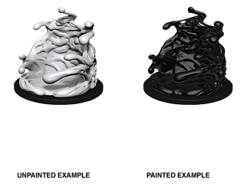Role Playing Games Wizkids - Dungeons and Dragons - Unpainted Miniature - Nolzurs Marvellous Miniatures - Black Pudding - 90089 - Cardboard Memories Inc.
