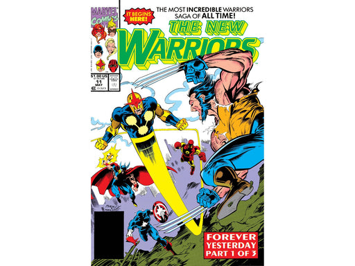 Comic Books Marvel Comics - New Warriors (1990 1st Series) 011 (Cond. FN-) - 13425 - Cardboard Memories Inc.