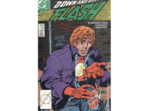 Comic Books DC Comics - Flash (1987 2nd Series) 020 (Cond. FN/VF) - 15438 - Cardboard Memories Inc.