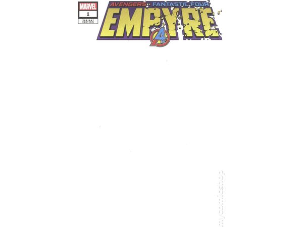 Comic Books Marvel Comics - Empyre 001 of 6 - Blank Variant Edition (Cond. VF-) - 10866 - Cardboard Memories Inc.