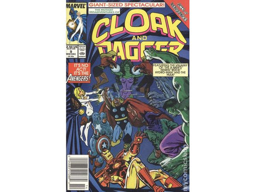 Comic Books Marvel Comics - Cloak & Dagger (1988 3rd Series) 009 (Cond. VF-) - 12101 - Cardboard Memories Inc.