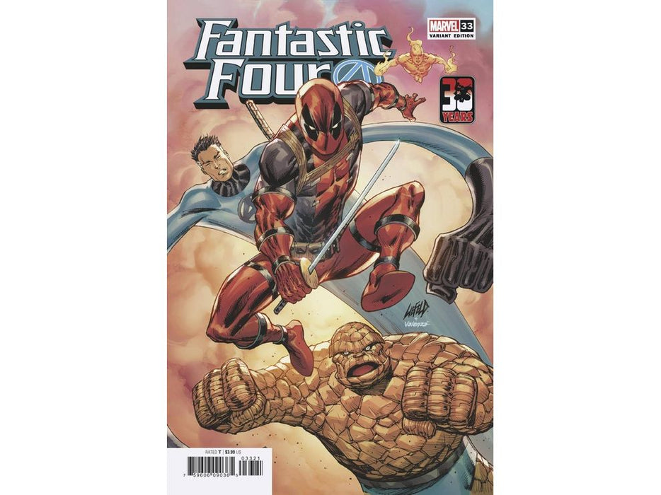 Comic Books Marvel Comics - Fantastic Four 033 - Liefeld Deadpool 30th Variant Edition (Cond. VF-) - 12357 - Cardboard Memories Inc.
