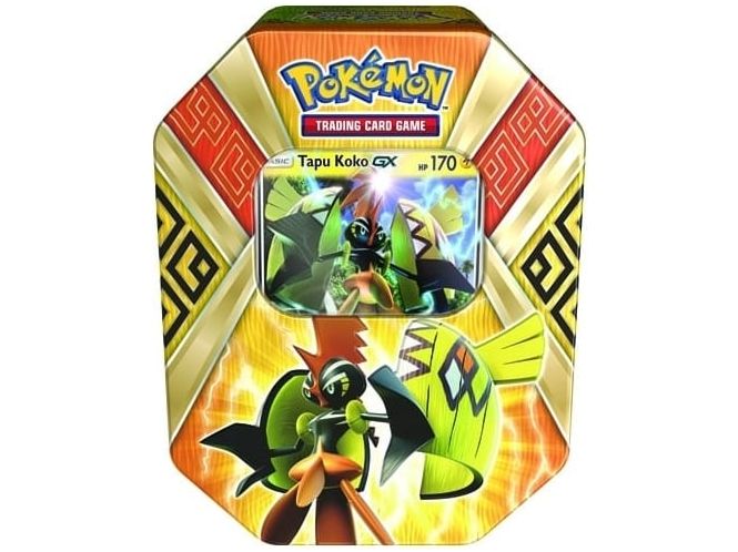 Trading Card Games Pokemon - 2017 - Summer Island Guardians Collector Tin - Tapu Koko GX - Cardboard Memories Inc.