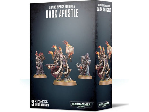 Collectible Miniature Games Games Workshop - Warhammer 40K - Chaos Space Marines - Dark Apostle - 43-37 - Cardboard Memories Inc.