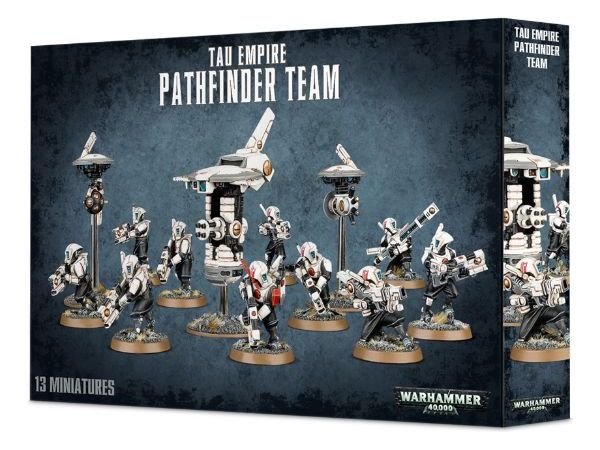 Collectible Miniature Games Games Workshop - Warhammer 40K - Tau Empire - Pathfinder Team - 56-09 - OLD BOX DISCONTINUED - Cardboard Memories Inc.