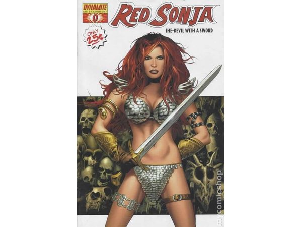 Comic Books Dynamite Entertainment - Red Sonja (2005) 000 (Cond. FN/VF) - 13067 - Cardboard Memories Inc.