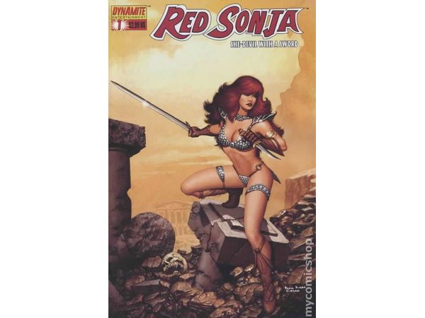 Comic Books Dynamite Entertainment - Red Sonja (2005) 001- Rivera Variant Edition (Cond. FN/VF) - 13068 - Cardboard Memories Inc.