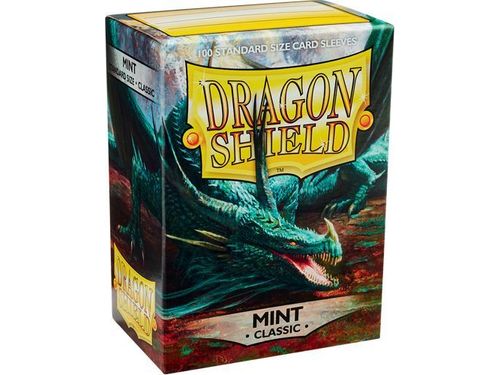 Supplies Arcane Tinmen - Dragon Shield Sleeves - Standard Size - Classic - Mint - Package of 100 - Cardboard Memories Inc.