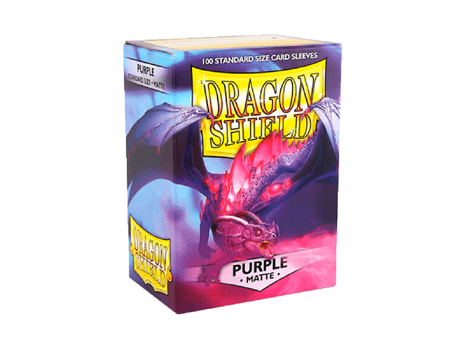 Supplies Arcane Tinmen - Dragon Shield Sleeves - Standard Size - Matte - Purple - Package of 100 - Cardboard Memories Inc.