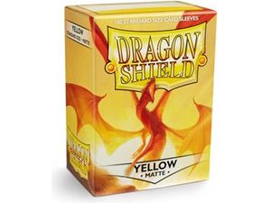 Supplies Arcane Tinmen - Dragon Shield Sleeves - Matte Yellow - Box of 100 - Cardboard Memories Inc.
