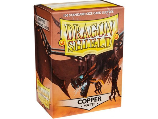 Supplies Arcane Tinmen - Dragon Shield Sleeves - Standard Sized - Matte - Copper - Package of 100 - Cardboard Memories Inc.