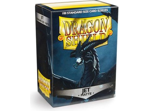 Supplies Arcane Tinmen - Dragon Shield Sleeves - Matte Jet - Cardboard Memories Inc.