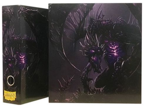 Supplies Arcane Tinmen - Dragon Shield Slipcase Binder - Dragon Art Black - Cardboard Memories Inc.