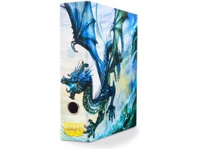 Supplies Arcane Tinmen - Dragon Shield Slipcase Binder - Dragon Art Blue - Cardboard Memories Inc.
