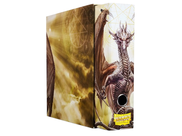 Supplies Arcane Tinmen - Dragon Shield Slipcase Binder - Dragon Art White - Cardboard Memories Inc.