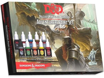 Role Playing Games Wizards of the Coast - Dungeons and Dragons - Nolzurs Marvelous Pigments - Adventurers Paint Set - Cardboard Memories Inc.