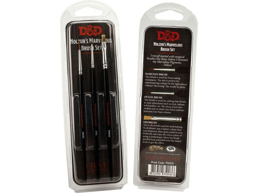 Role Playing Games Wizards of the Coast - Dungeons and Dragons - Nolzurs Marvelous - Brush Set - Cardboard Memories Inc.