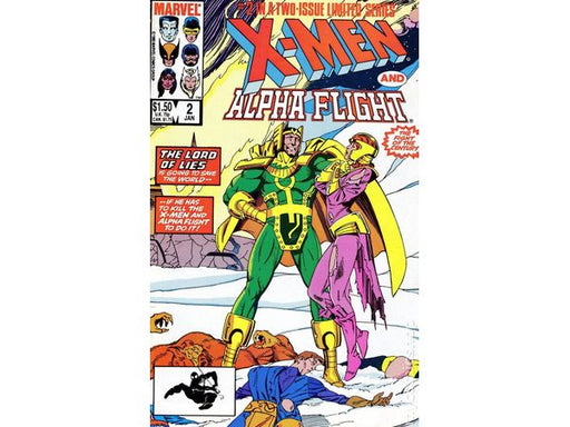 Comic Books Marvel Comics - X-Men Alpha Flight (1985 1st Series) 002 - 7864 - Cardboard Memories Inc.