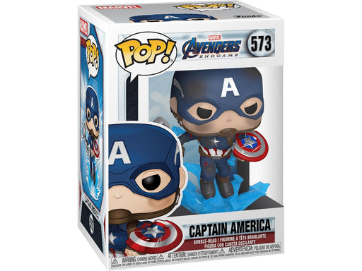 Action Figures and Toys POP! - Movies - Avengers - Endgame - Captain America with Broken Shield - Cardboard Memories Inc.