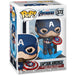Action Figures and Toys POP! - Movies - Avengers - Endgame - Captain America with Broken Shield - Cardboard Memories Inc.