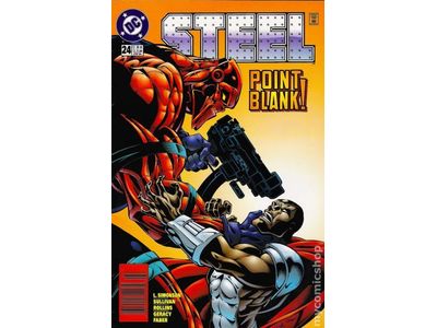 Comic Books DC Comics - Steel (1994) 024 (Cond. VF-) - 13973 - Cardboard Memories Inc.
