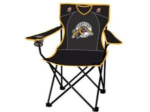 Supplies Top Dog - CFL - Junior Folding Chair - Hamilton Tiger Cats - Cardboard Memories Inc.