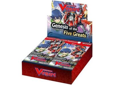 Cardfight!! Vanguard Genesis of the Five Greats Booster Box — Cardboard  Memories Inc