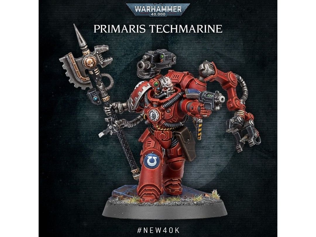Warhammer 40K - Space Marine - Primaris Techmarine - 48-39 — Cardboard ...