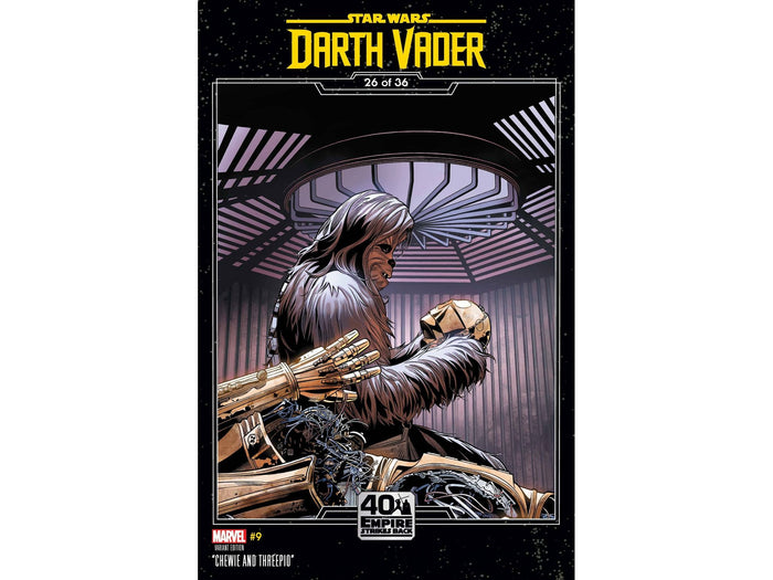 Comic Books Marvel Comics - Star Wars Darth Vader 009 - Sprouse Empire Strikes Back Variant Edition - Cardboard Memories Inc.