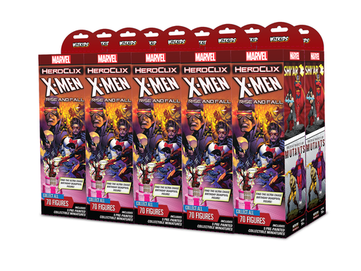Collectible Miniature Games Wizkids - Marvel - HeroClix - X-Men Rise and Fall - Booster Brick - Cardboard Memories Inc.