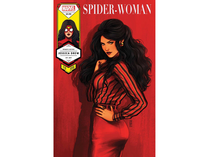 Comic Books Marvel Comics - Spider-Woman 010 - Bartel Spider-Woman Womens History Month Variant Edition - Cardboard Memories Inc.