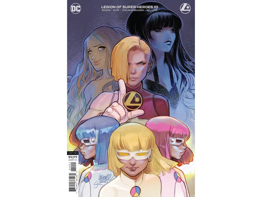 Comic Books DC Comics - Legion of Super Heroes 010 - Darko Lafuente Variant Edition (Cond. VF-) - 8900 - Cardboard Memories Inc.
