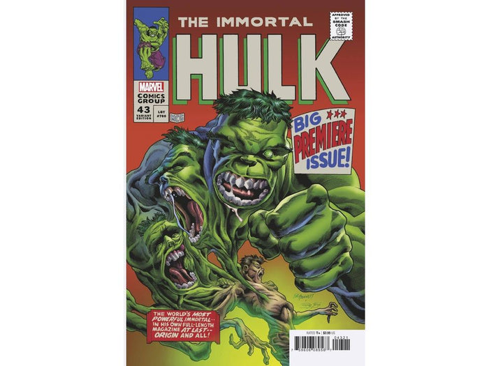 Comic Books Marvel Comics - Immortal Hulk 043 - Bennett Homeage Variant Edition - Cardboard Memories Inc.