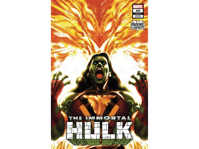 Comic Books Marvel Comics - Immortal Hulk 040 - Clarke Phoenix Variant Edition (Cond. VF-) - 8866 - Cardboard Memories Inc.