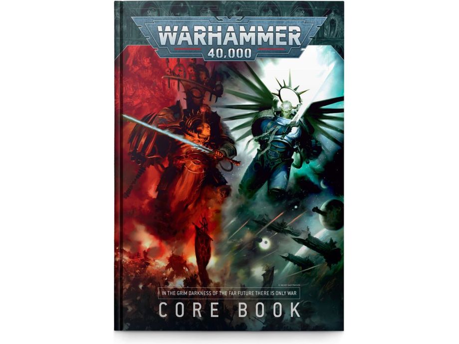 Collectible Miniature Games Games Workshop - Warhammer 40K - 9th Edition - Core Rule Book - Hardcover - Cardboard Memories Inc.