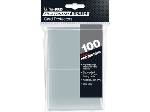 Supplies Ultra Pro - Platinum Series - Deck Protectors - Standard Size - 100 Count Clear - Cardboard Memories Inc.