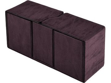 Supplies Ultra Pro - Deck Box - Alcove Vault - Suede Collection - Amethyst - Cardboard Memories Inc.