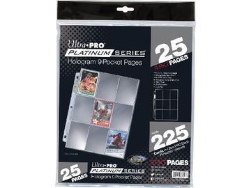 Supplies Ultra Pro - Platinum Series - 9 Pocket Binder Pages - Package of 25 - Cardboard Memories Inc.