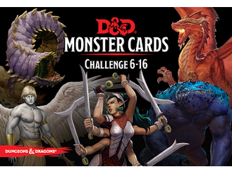 Role Playing Games Wizards of the Coast - Dungeons and Dragons - Monster Cards - Challenge 6-16 - Cardboard Memories Inc.
