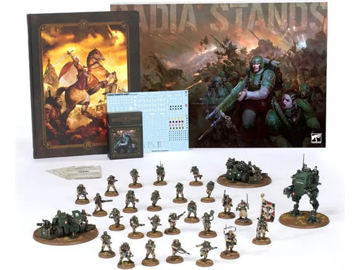 Collectible Miniature Games Games Workshop - Warhammer 40K - Cadia Stands: Astra Militarum Army Set - 47-03 - Cardboard Memories Inc.