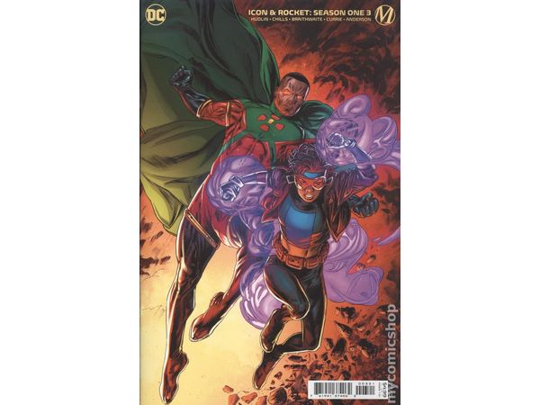 Comic Books DC Comics - Milestone Returns Icon and Rocket 003 of 6 - Braithwaite Card Stock Variant Edition (Cond. VF-) - 10313 - Cardboard Memories Inc.