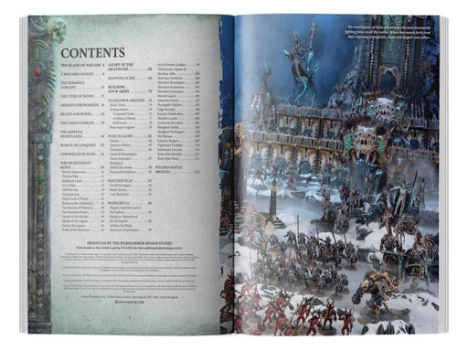 Collectible Miniature Games Games Workshop - Warhammer Age of Sigmar - Ossiarch Bonereapers - Battletome - 2023 - 94-01 - Cardboard Memories Inc.