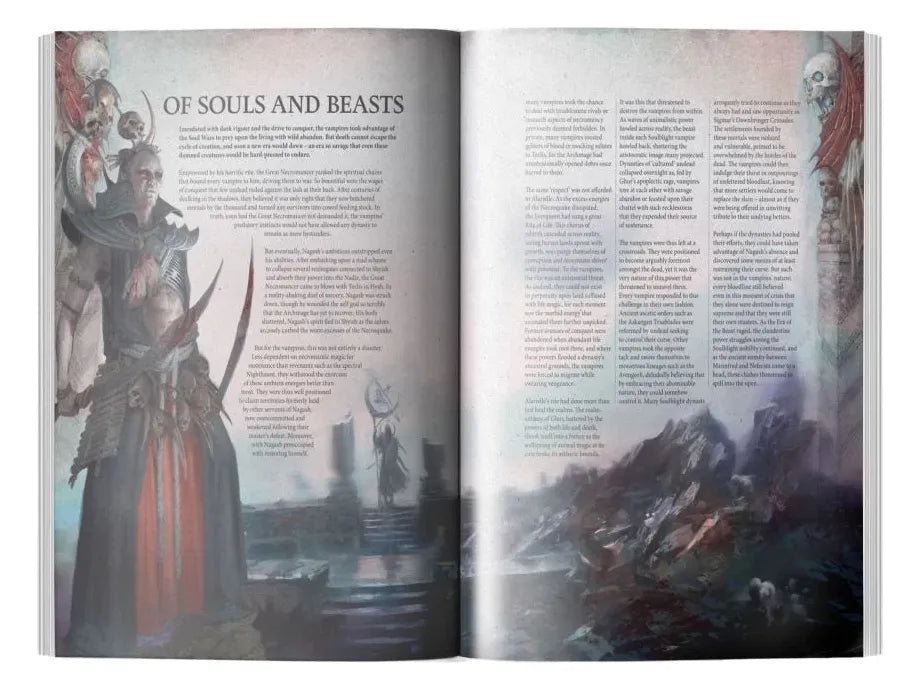 Collectible Miniature Games Games Workshop - Warhammer Age of Sigmar - Soulblight Gravelords - Battletome - 2023 - 91-04 - Cardboard Memories Inc.