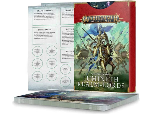 Collectible Miniature Games Games Workshop - Warhammer Age of Sigmar - Lumineth Realm-Lords - Warscroll Cards - 87-03 - Cardboard Memories Inc.