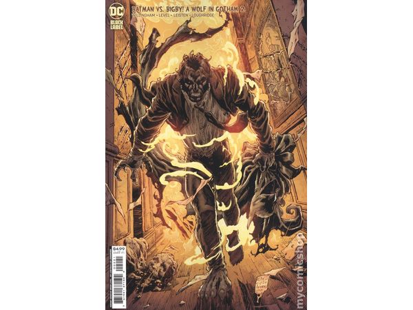 Comic Books DC Comics - Batman vs Bigby a Wolf in Gotham 002 of 6 - Level and Levi Card Stock Variant Edition (Cond. VF-) - 9508 - Cardboard Memories Inc.
