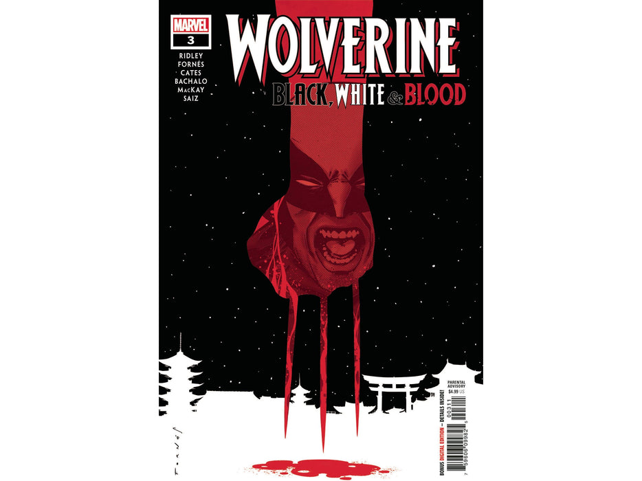 Comic Books, Hardcovers & Trade Paperbacks Marvel Comics - Wolverine Black White and Blood 003 - 5053 - Cardboard Memories Inc.