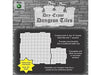 Role Playing Games Role 4 Initiative - Dry-Erase Dungeon Tiles - 5 10-Inch and 16 5-Inch Tiles - Cardboard Memories Inc.