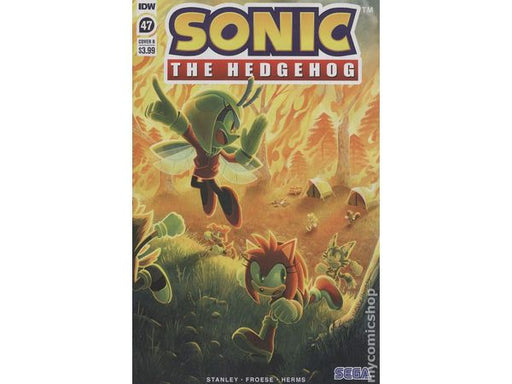 Comic Books IDW Comics - Sonic the Hedgehog 047 - Cover B Haines (Cond. VF-) - 12808 - Cardboard Memories Inc.