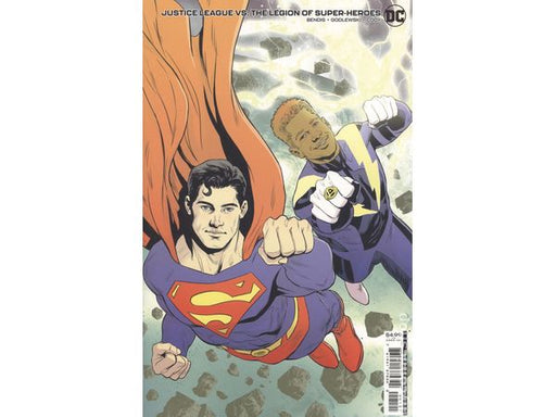 Comic Books DC Comics - Justice League vs Legion of Superheroes 001 - Moore Cards Variant Edition (Cond. VF-) - 9735 - Cardboard Memories Inc.